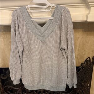 Adreamly waffle knit sleep top medium